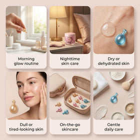 My Beauty Spot opened capsule revealing clear serum to show single-use potency preservation