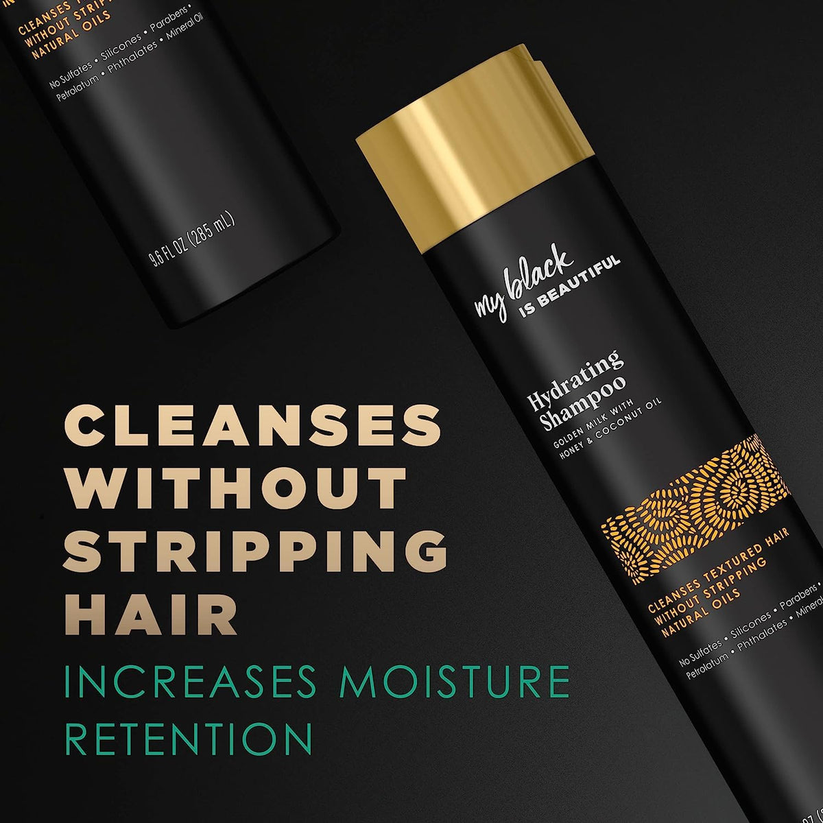 My Black Is Beautiful creamy lather texture showing moisture-rich foam