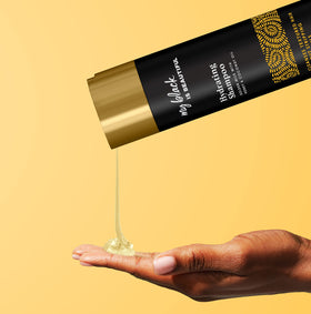 My Black Is Beautiful used on curly hair during wash day for detangling ease