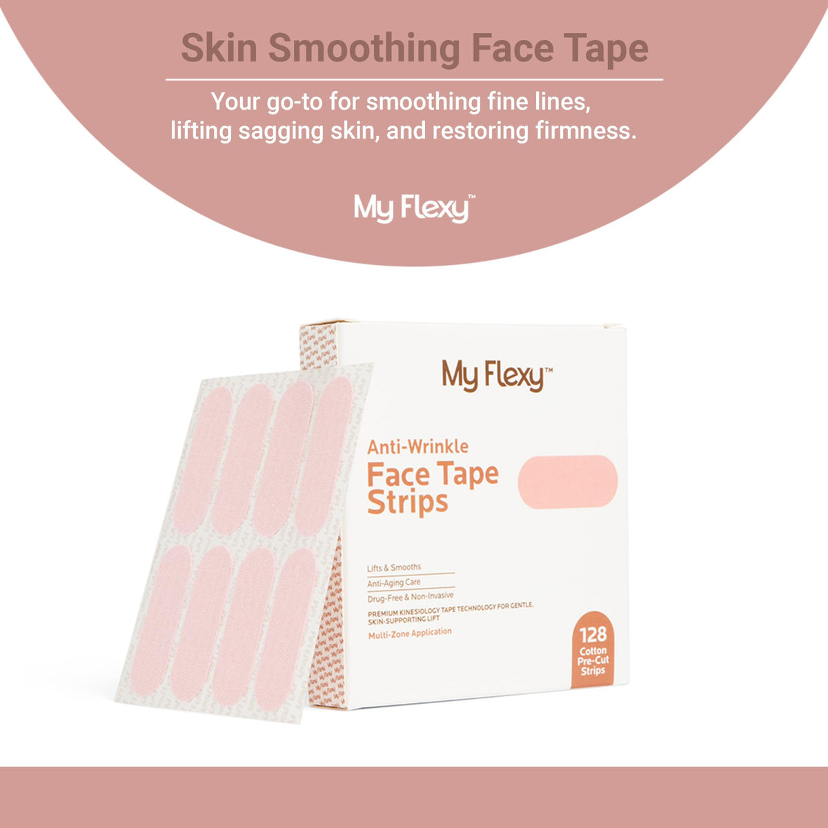 My Flexy adhesive edge detail showing hypoallergenic adhesive benefit