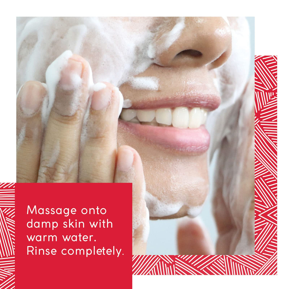 MyChelle in bathroom routine showing daily use convenience and refined skin prep benefit