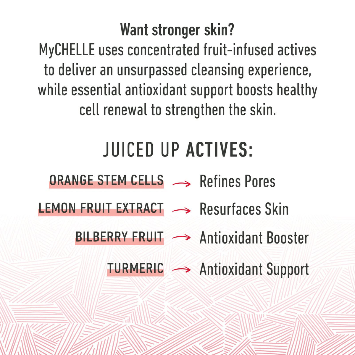 MyChelle texture on hand demonstrating lightweight gel consistency for smooth application