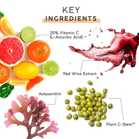 MyChelle Dermaceuticals ingredient label highlighting 25% L-Ascorbic Acid clarity