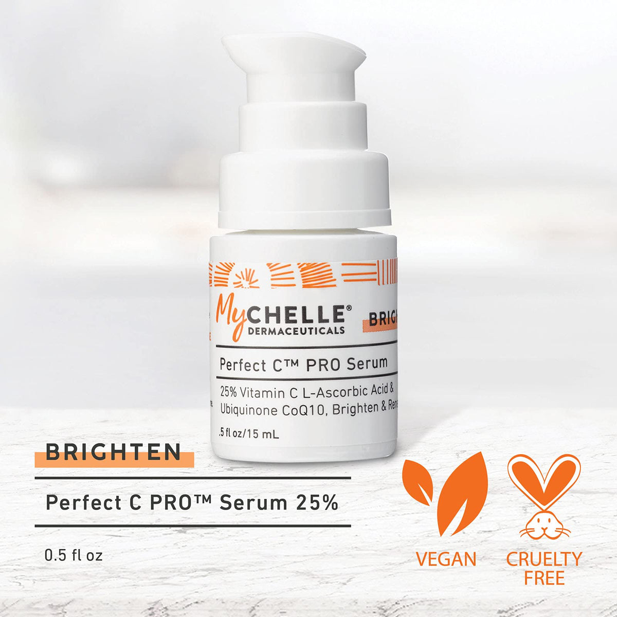 MyChelle Dermaceuticals pipette dispensing serum demonstrating precise application