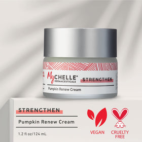 MyChelle cream texture close-up highlighting lightweight absorbency