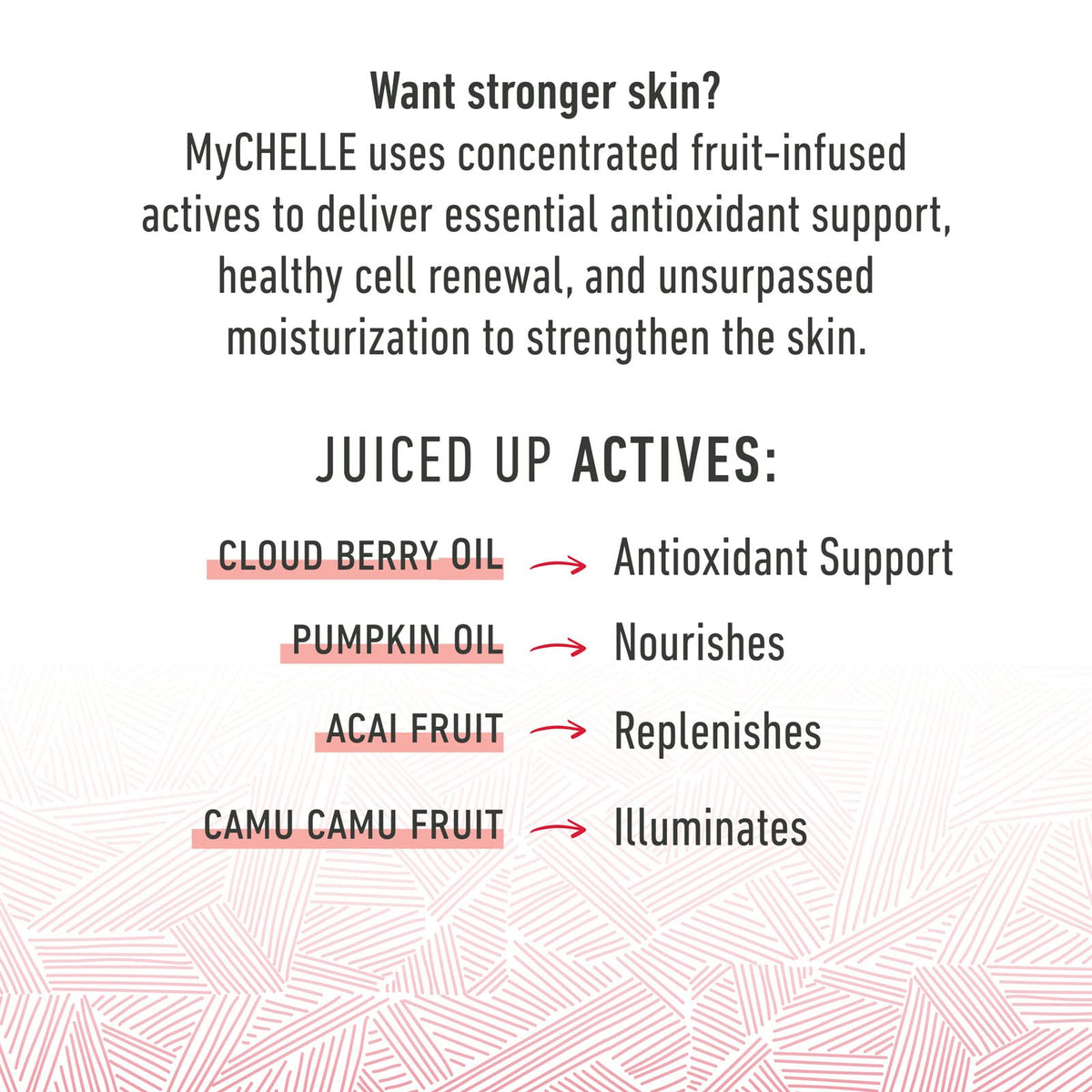 MyChelle open jar showing creamy formula and nourishing look