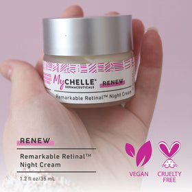 MyChelle Dermaceuticals creamy texture close-up for rich hydration