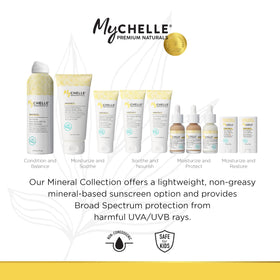 MyCHELLE in beach bag lifestyle shot showing portability and everyday use