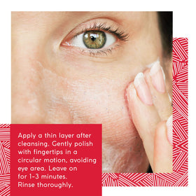 MyChelle close-up texture highlighting gentle fruit enzymes