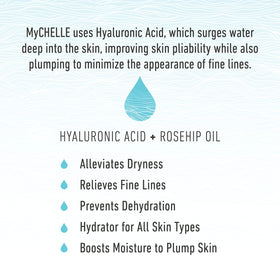 MyChelle close-up of serum texture highlighting lightweight hydration