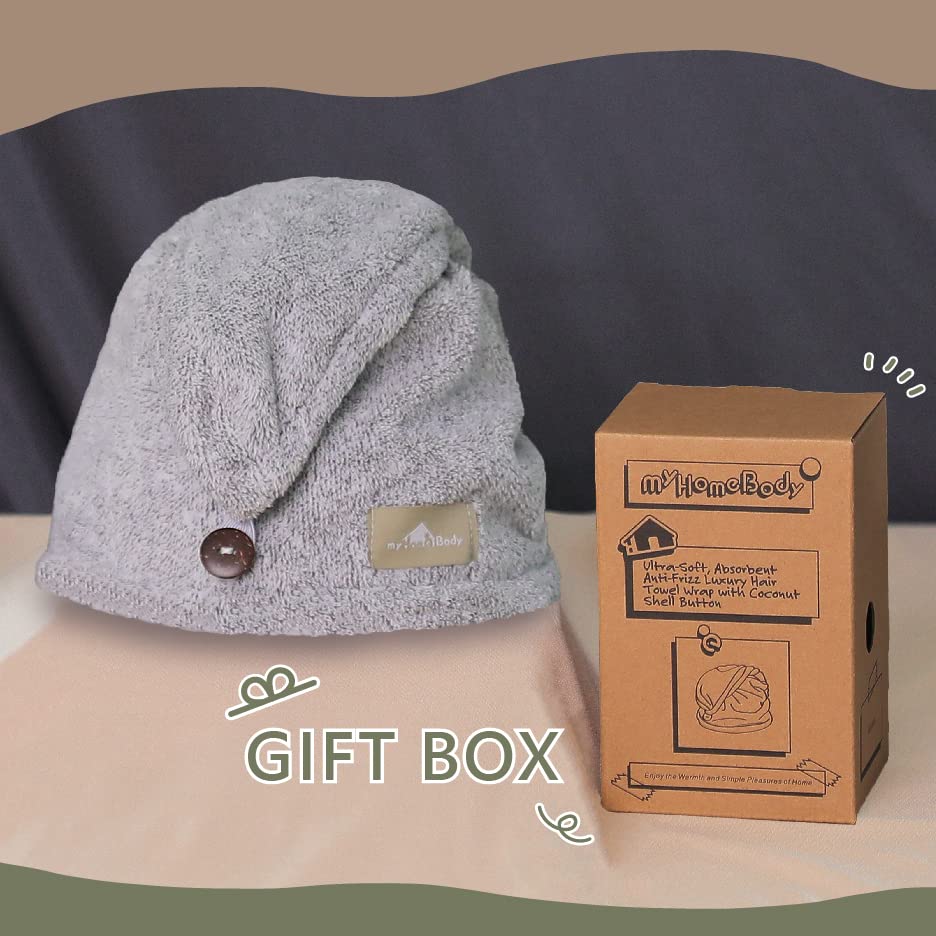 myHomeBody turban inside gym bag showing travel-ready quick-dry benefit