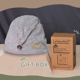 myHomeBody turban inside gym bag showing travel-ready quick-dry benefit