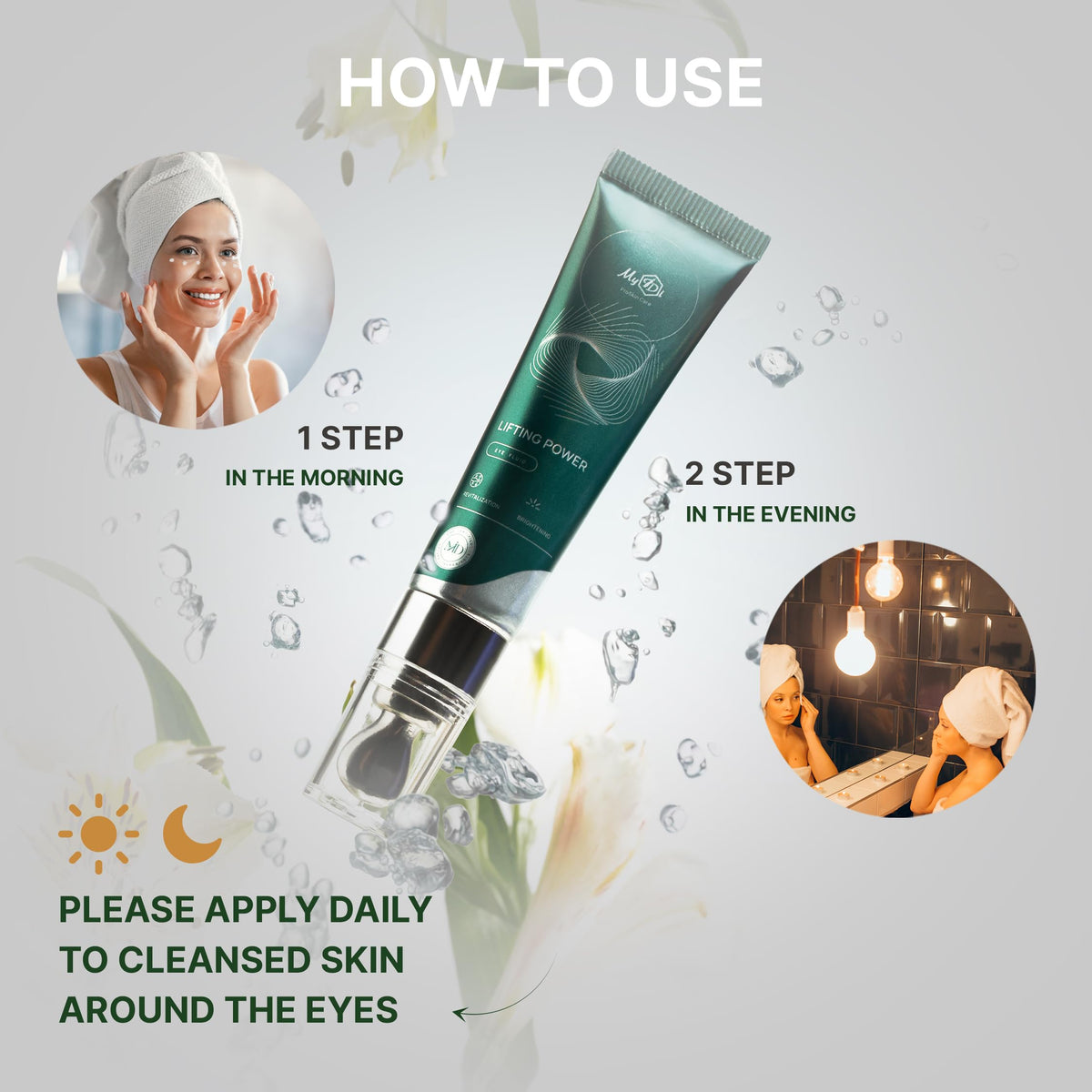 MyIDi label close-up highlighting peptides and clean-ingredient benefit