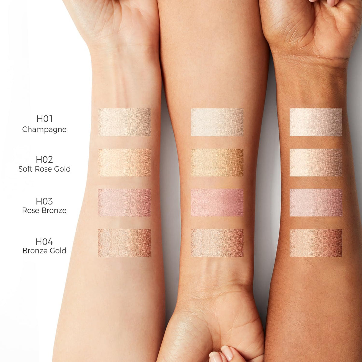 MYMERRY used on collarbone showing body sheen and multi-use advantage