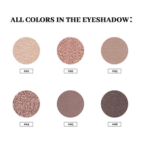 MYSTER ROSEY applied on eyelid demonstrating crease resistance and even color