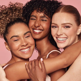 MYSTER ROSEY back label with ingredients and vegan cruelty-free mark