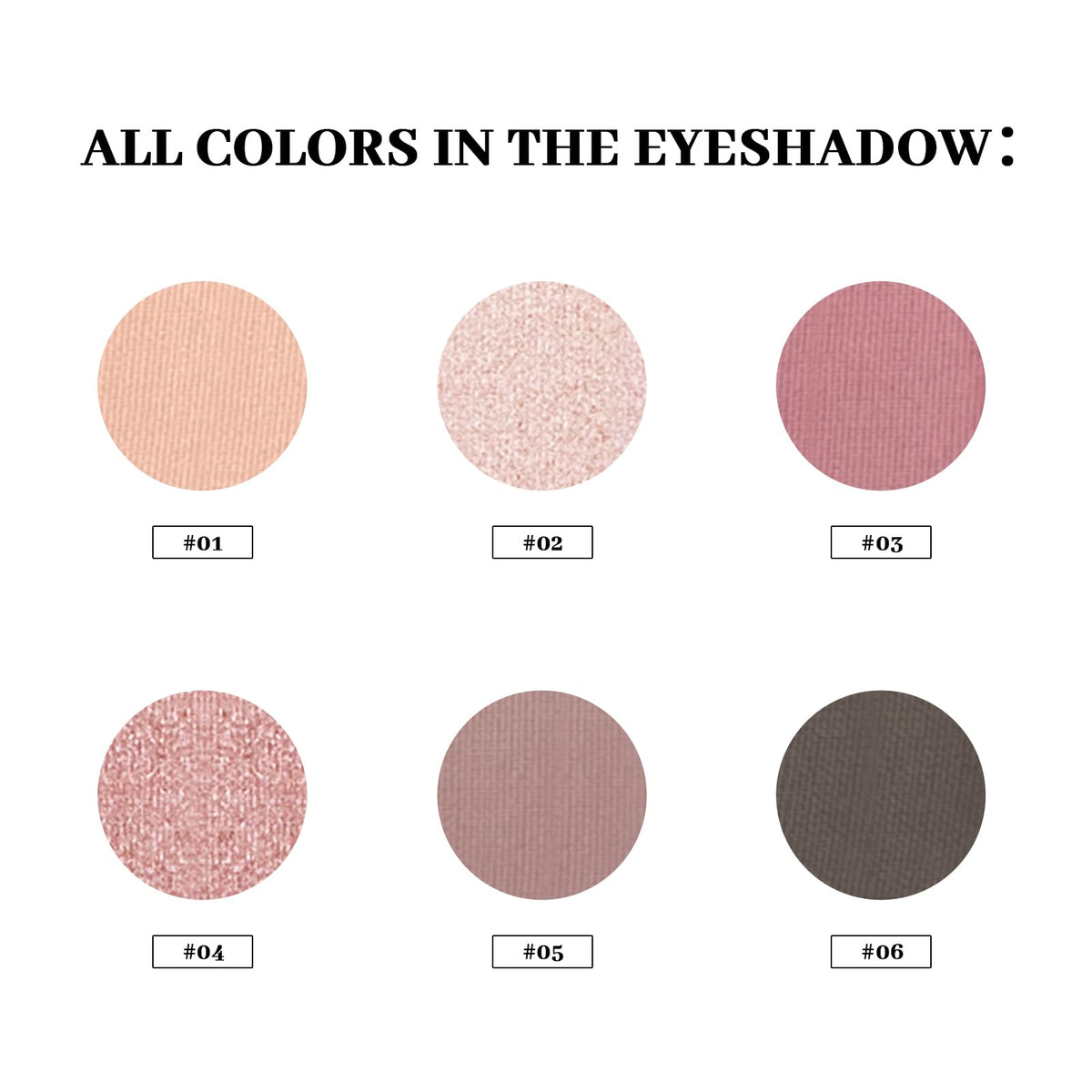 MYSTER ROSEY swatches on forearm showing pigment payoff and blendability