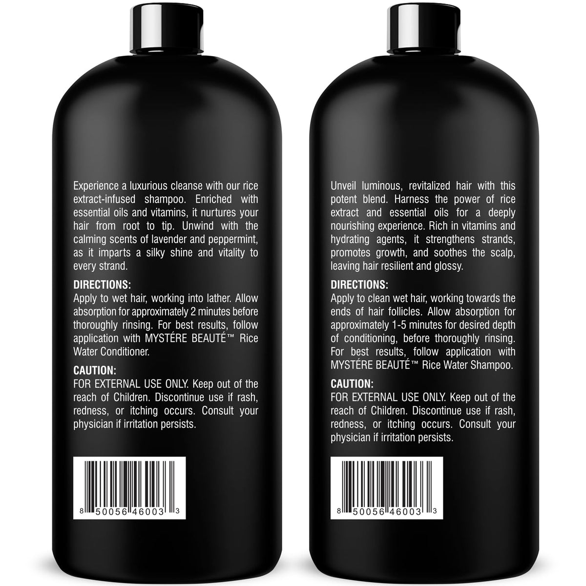 MYSTÉRE BEAUTÉ post-wash shiny curly hair showing smoothness benefit