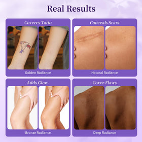 MyTend application mitt demo on arm illustrating fast, even concealment benefit