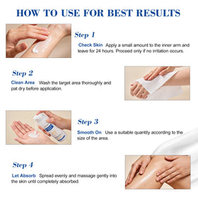 MyTend tube next to a hand for size scale and travel-friendly benefit