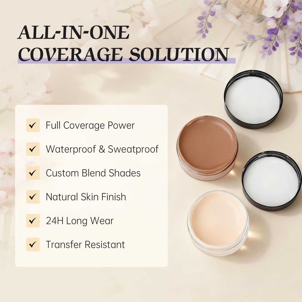 MyTend cream texture close-up demonstrating smooth blendable coverage