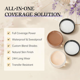 MyTend cream texture close-up demonstrating smooth blendable coverage