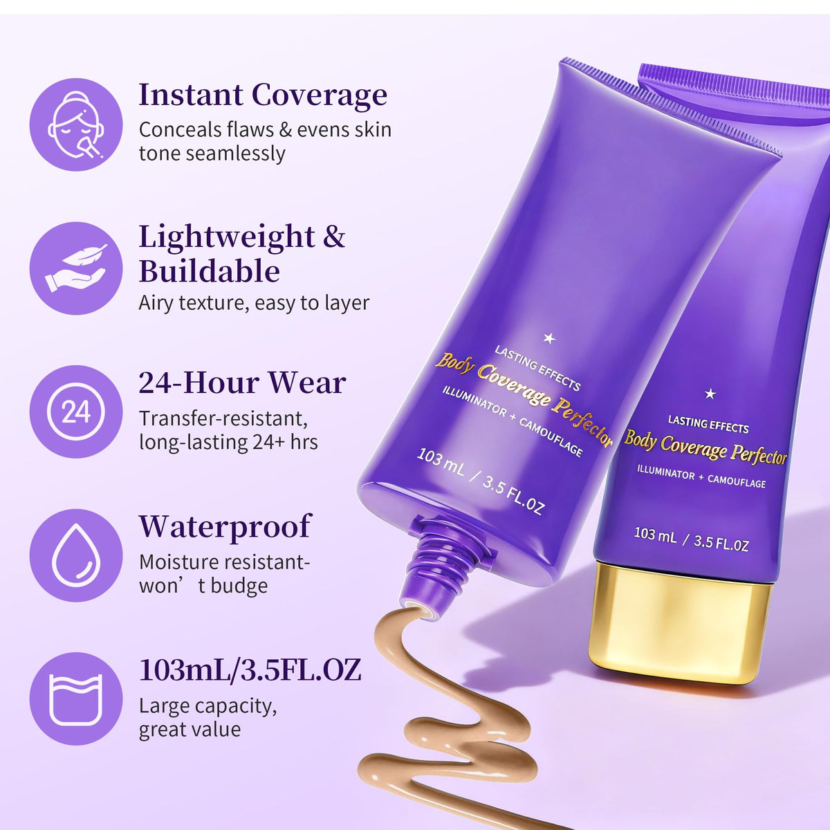 MyTend creamy texture close-up demonstrates blendability and skin-like finish