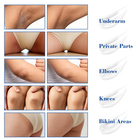 MyTend underarm before-and-after visual indicating brighter, even tone potential