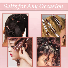 Mythos clips arranged on salon counter for professional use