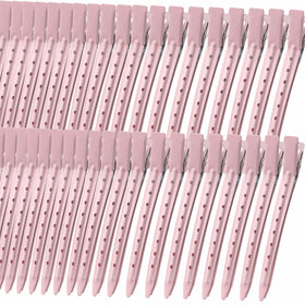 Mythos front view of 40 pink clips showing full pack and value