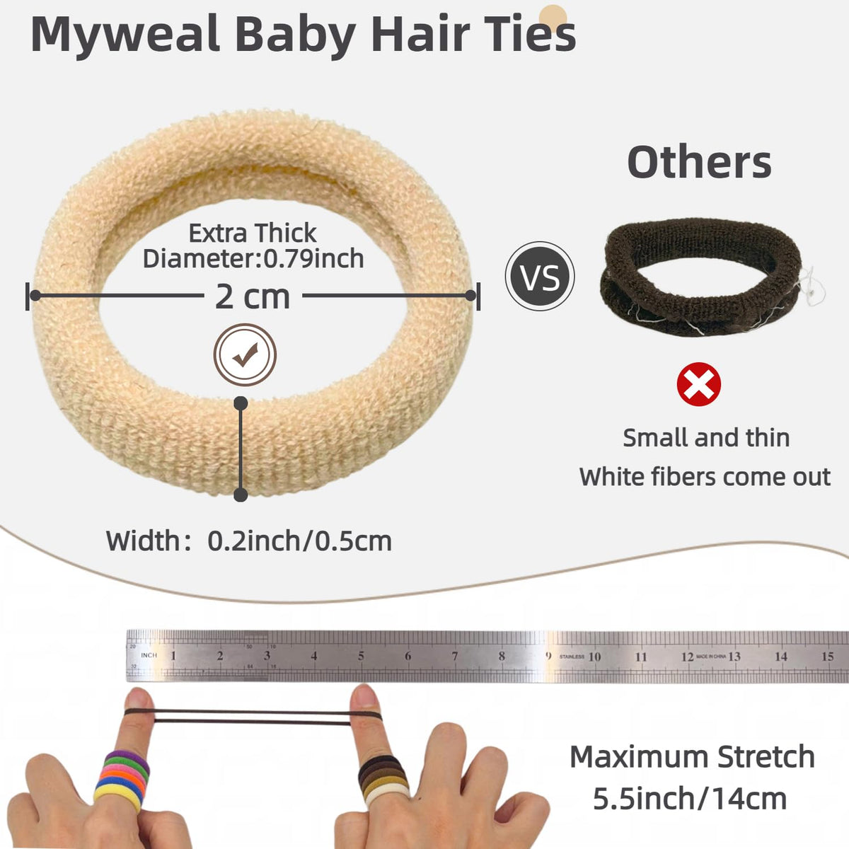 Myweal close-up seamless detail highlighting smooth join to prevent creases