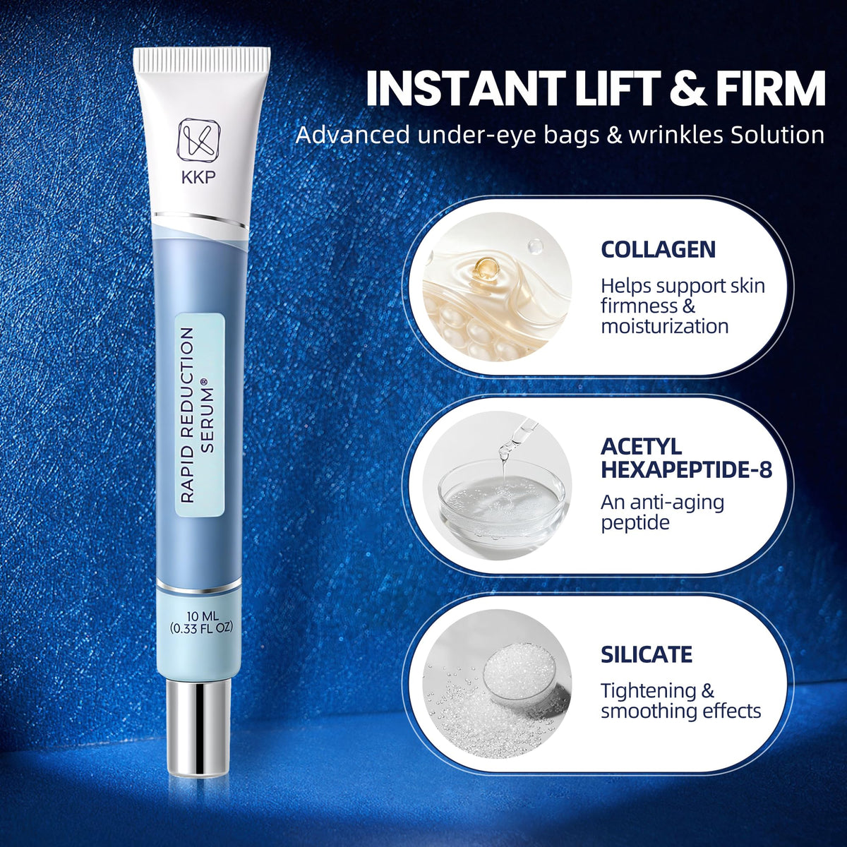 Nabevin KKP pro brush applying serum for even, precise coverage