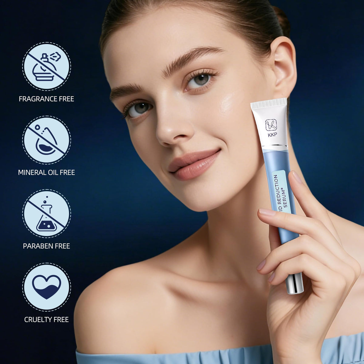 Nabevin KKP gel texture close-up demonstrating fast-drying smooth finish