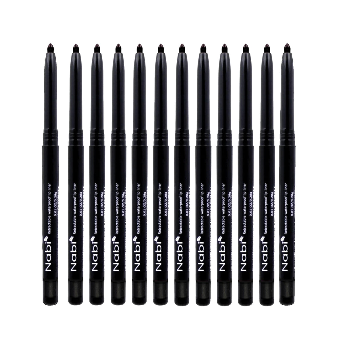 Nabi twist‑up tip closeup displaying creamy texture for precise lines