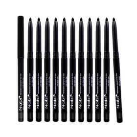 Nabi front packaging showing 12 recyclable eyeliners for value and consistency