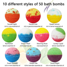 nagaliving close-up texture of a bath bomb highlighting natural ingredients benefit nourishment