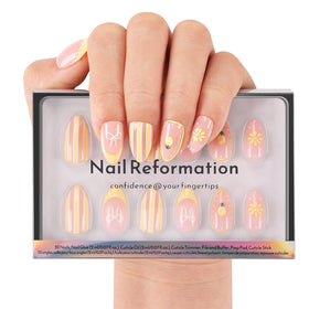 Nail Reformation front packaging showing Lemon Tart design and kit contents