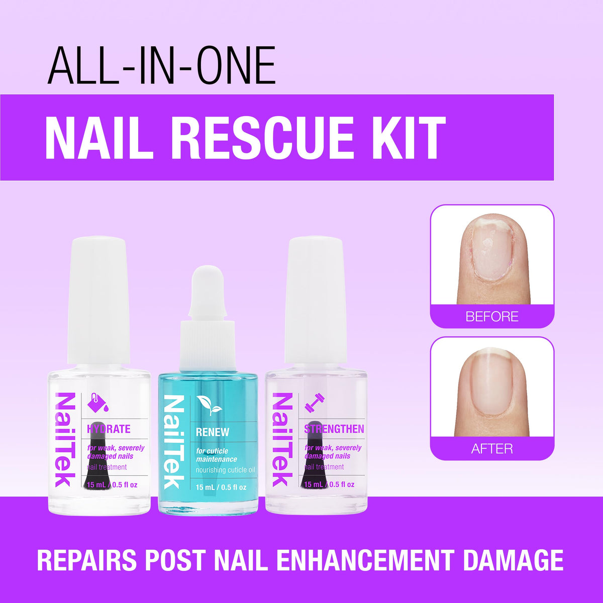 Nail Tek Hydrate close-up texture demonstrating moisturizing formula absorption