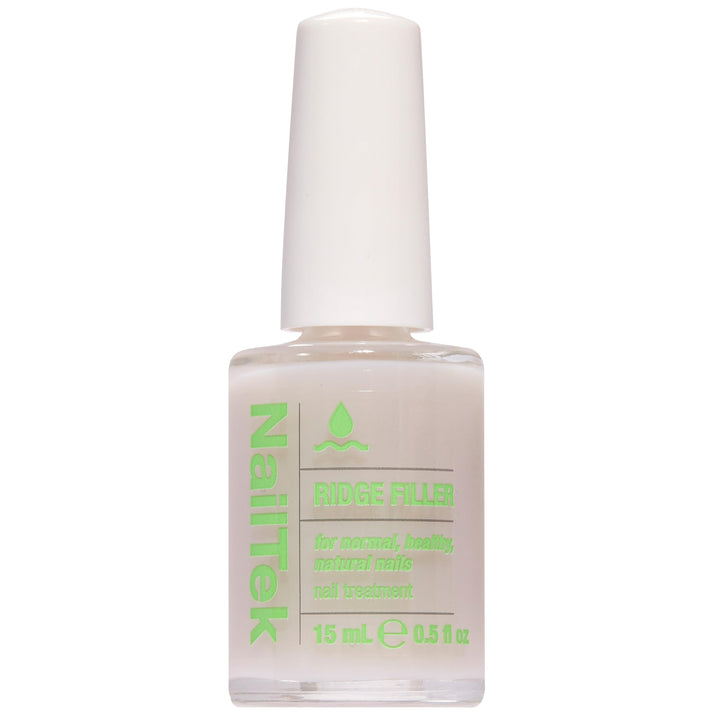 Nail Tek front packaging showing clear ridge filler and benefits