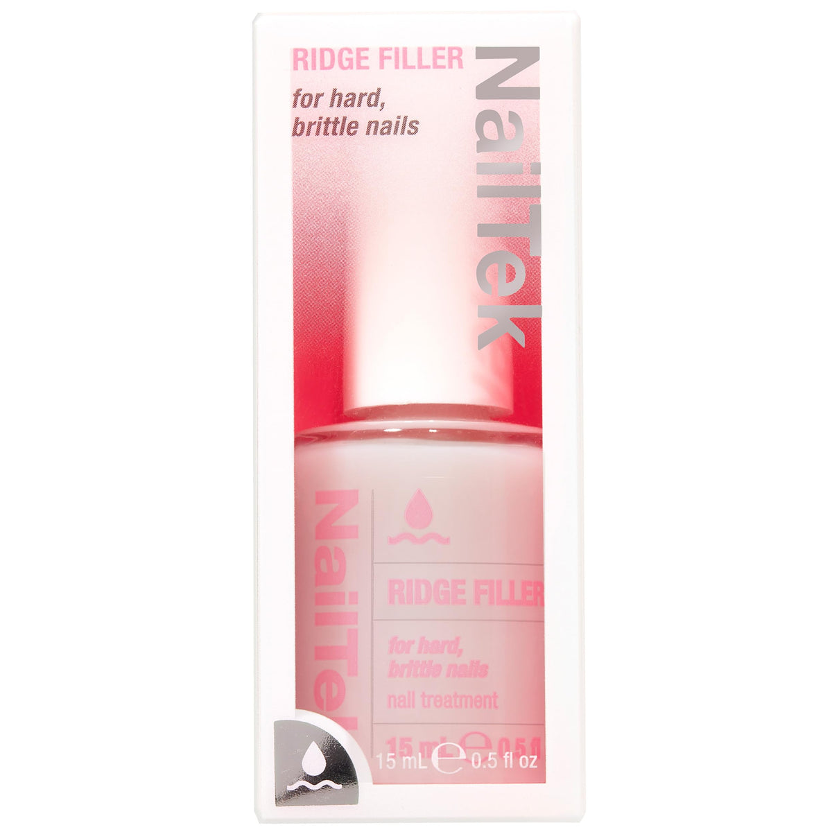Lifestyle manicure scene with Nail Tek delivering natural-looking strengthened nails benefit