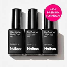Nailboo bottle close-up showing smooth applicator and improved flow