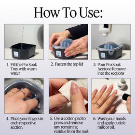 Nailboo acetone texture in glass highlighting pure formula for fast removal