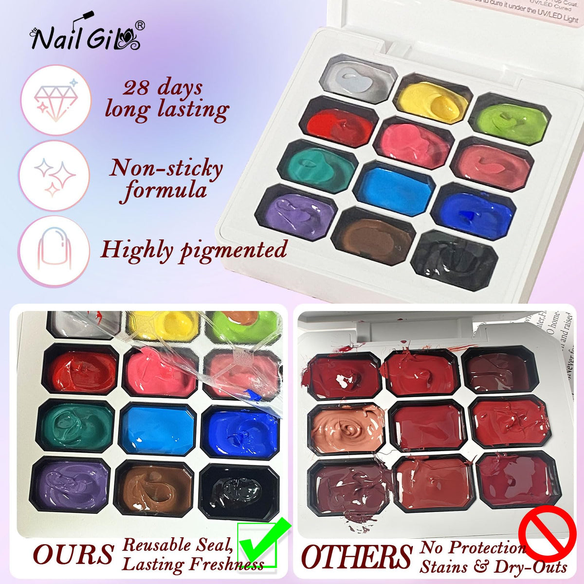NAIL GIL finished manicure in lifestyle setting highlighting salon-quality look