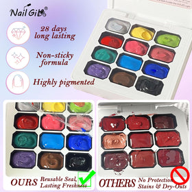 NAIL GIL finished manicure in lifestyle setting highlighting salon-quality look