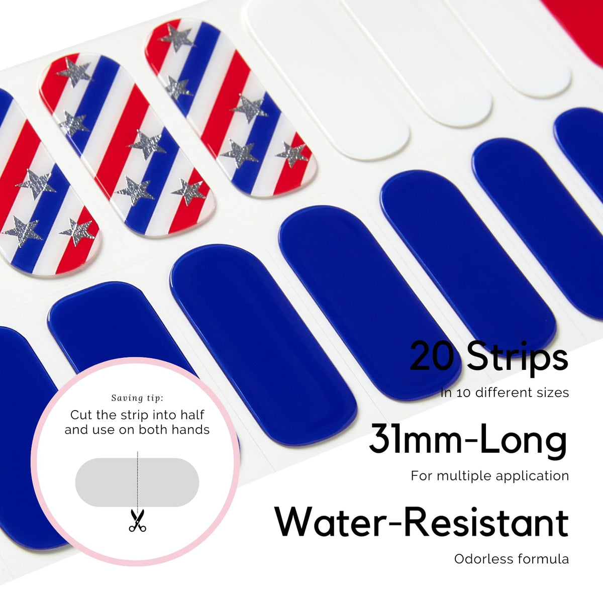 NAILOG included nail file and wipes displayed for quick prep and neat results