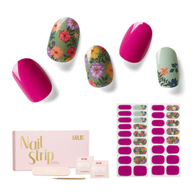 NAILOG front packaging showing Retro Jungle design and kit contents