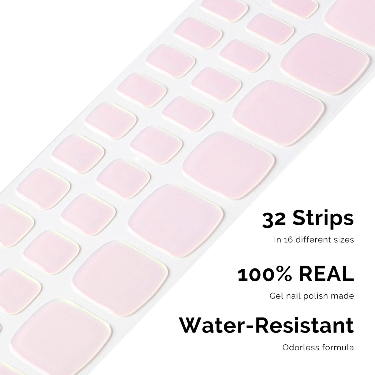 NAILOG included nail file and wipes displayed for simple, organized application