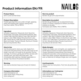 NAILOG easy peel removal from toe showing low-damage, convenient take-off