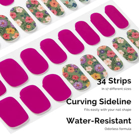 NAILOG strips beside a ruler to show available sizes and scale