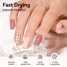 Nailshion brush close-up highlighting 150-degree wand for even coverage